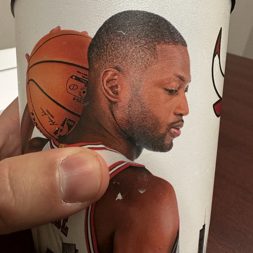 Dwayne Wade Jimmy Butler Chicago Bulls United Center Cup Collectible NBA READ
